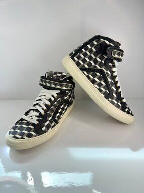 Pierre Hardy Geometric High-Top Sneakers - Unisex – EU 40 (US 9W / US 7.5M)